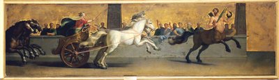 アキレスの教育：17世紀半ば後半の戦車レーシング 作： Jean Baptiste de Champaigne