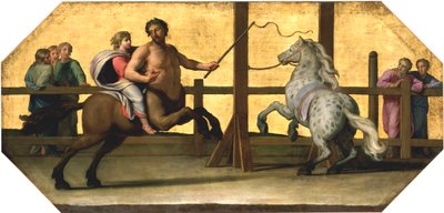 アキレスの教育：乗馬レッスン、17世紀 作： Jean Baptiste de Champaigne