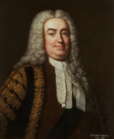 ロバート・ウォルポール卿の肖像、1740年頃（キャンバスに油彩） 作： Jean Baptiste van (studio of) Loo