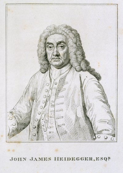 ジョン・ジェームズ・ハイデガー（1666-1749） 作： Jean Baptiste van Loo