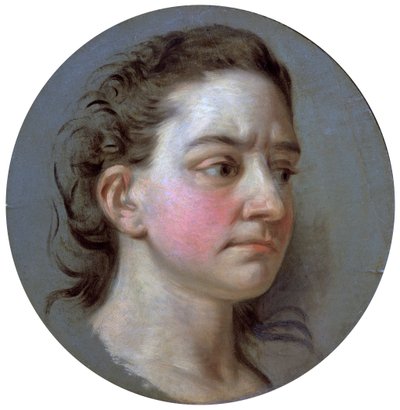 18世紀の女性の肖像。 作： Jean Baptiste van Loo