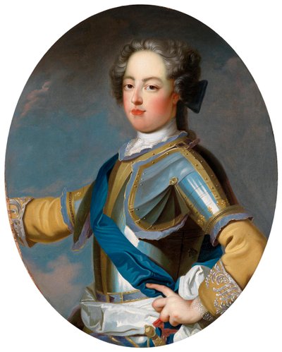 ルイ15世1710〜1774年、1720年代の王の肖像 作： Jean Baptiste van Loo