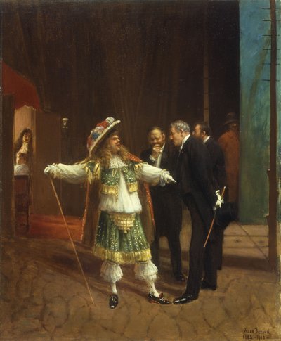 モリエール作「ルブルジョワジャンティロム」のコクリン長老、1882年 作： Jean Beraud