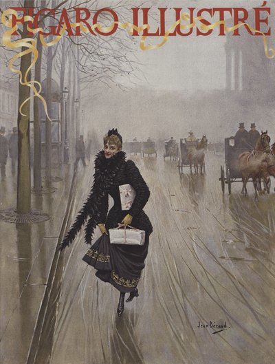 ルフィガロイラストの表紙、1891年1月 作： Jean Beraud