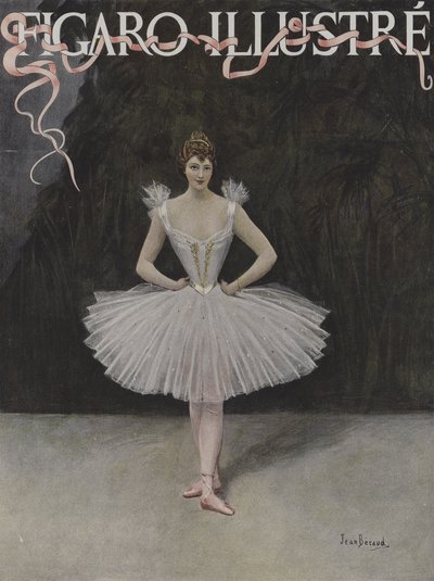 ダンサー。ルフィガロイラストの表紙、1895年2月 作： Jean Beraud