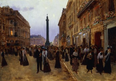 Rue de la Paix、 作： Jean Beraud