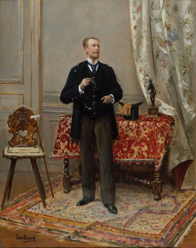 エドモンド・タイニーの肖像 1828-1906年 1890年頃 作： Jean Beraud