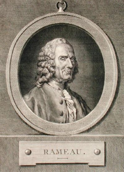 ジャン・フィリップ・ラモー（1683-1764）の肖像（ブノワが彫刻したもの 作： Jean Bernard (after) Restout
