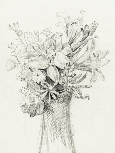 花瓶に生けた花 作： ジャン・バーナード