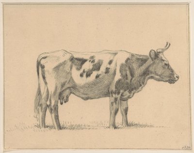 立っている牛、右側 作： Jean Bernard