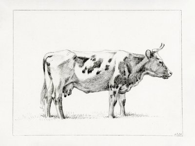 『立つ牛』（1820年） 作： Jean Bernard