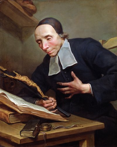 アボットフィルミントゥルヌス（1672-1733）の肖像画 作： Jean Bernard Restout
