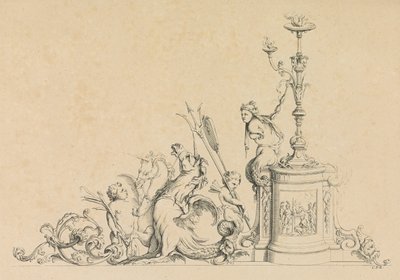 J.B. トロによって発明された多くの用途のためのアラベスク デザイン, 1716., 1716. 作： Jean Bernard Toro