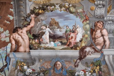 メデアは三脚の前で、神と一緒にいる魔術師の前に置かれたバッカスの看護婦を若返らせる。 作： Jean Boulanger