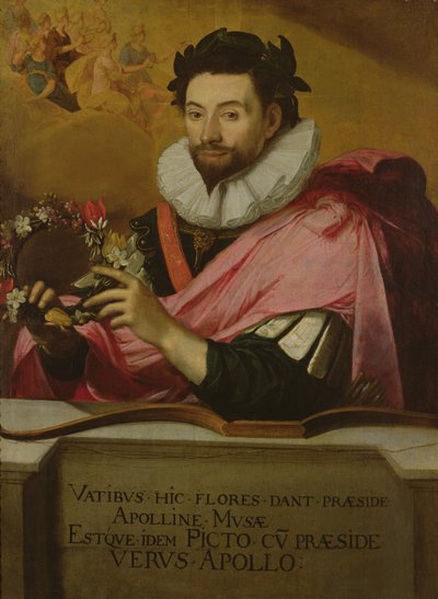 1635年、アポロスの冠のあるジャンドコーレの肖像 作： Jean Chalette