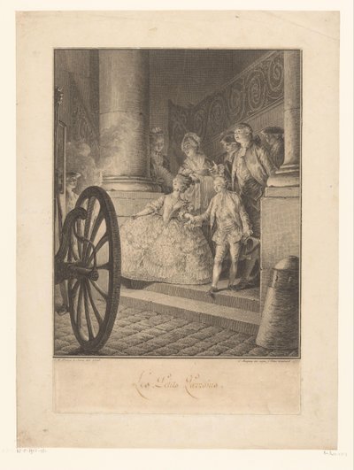 若い代父母 作： Jean Charles Baquoy