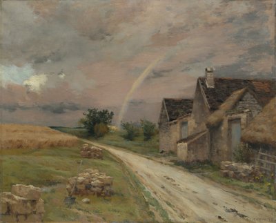 虹、アシェール・ラ・フォレ 作： Jean Charles Cazin