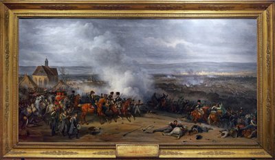 ラウブレッセルの戦い、1814年3月3日、1870年頃（油彩・キャンバス 作： Jean Charles Langlois