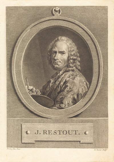 ジョン・レストアウト 作： Jean Charles Levasseur after Jean Bernard Restout