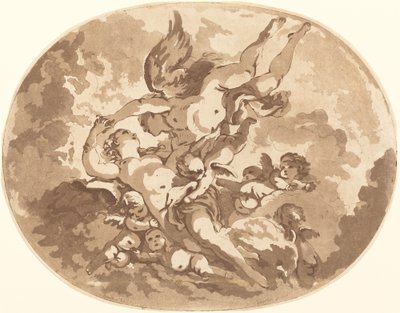 エロスとプシュケ 作： Jean Claude Richard, Abbé de Saint Non after François Boucher