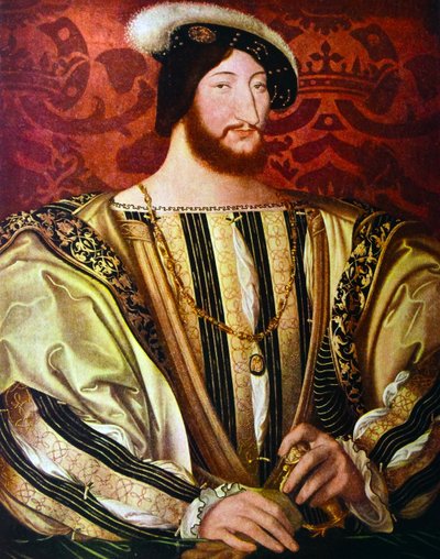 ジャン・クルーエ作 フランシス1世（1494～1547年 作： Jean Clouet