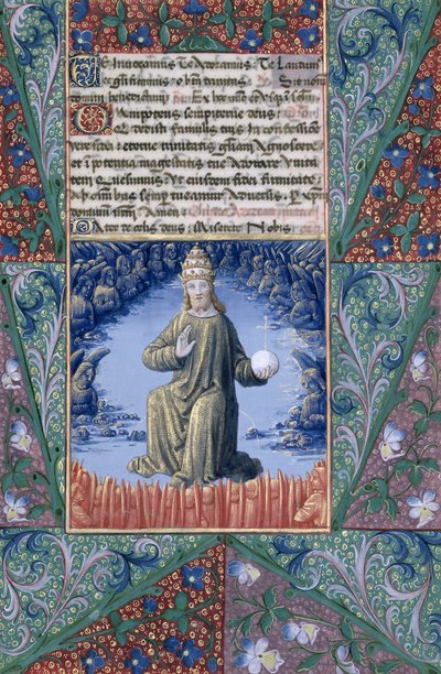 ラットさんQvI126 f.89陛下のキリスト、「ルイドルレアンの時間の書」から、1469 作： Jean Colombe