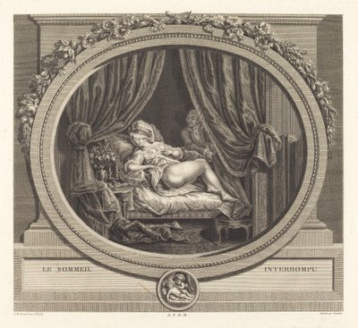中断された睡眠 作： Jean Dambrun after François Marie Isidore Queverdo