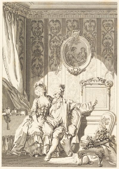 カレンダー・デ・ヴィイヤール 作： Jean Dambrun after Jean Honoré Fragonard
