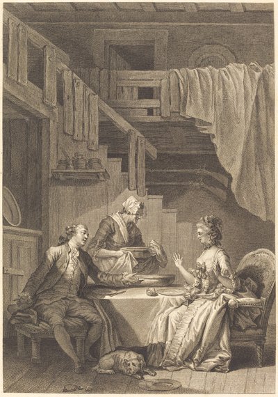 ファルコン 作： Jean Dambrun and Jean Baptiste Tilliard after Jean Honoré Fragonard