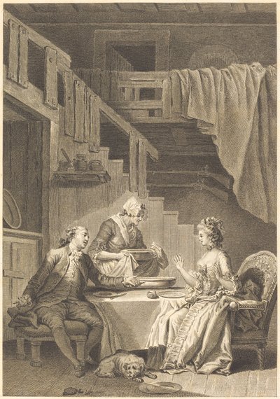 ファルコン 作： Jean Dambrun and Jean Baptiste Tilliard after Jean Honoré Fragonard