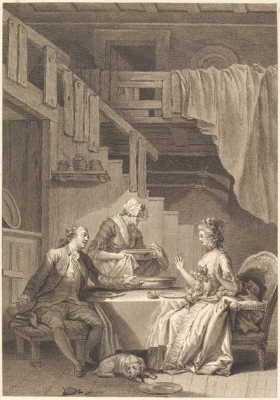 ファルコン 作： Jean Dambrun and Jean Baptiste Tilliard after Jean Honoré Fragonard