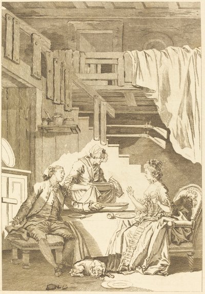 ファルコン 作： Jean Dambrun and Jean Baptiste Tilliard after Jean Honoré Fragonard