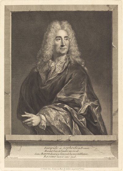 ミシェル・バロン 作： Jean Daullé after François de Troy