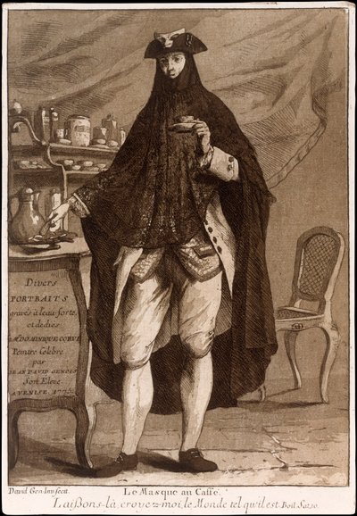 Divers Portraits のタイトル ページ、パブ。 1775年のエッチング。 作： Jean David Genois