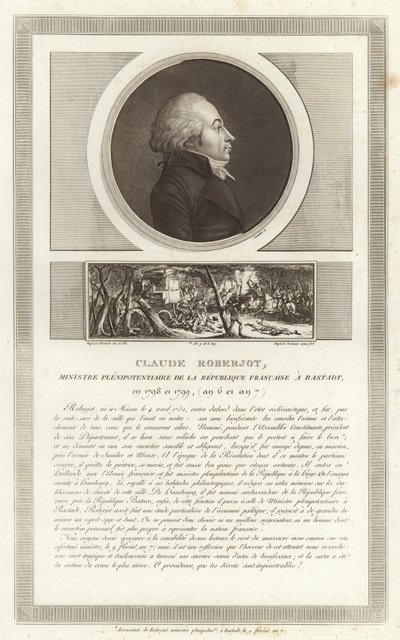 クロード・ロバージョの肖像 作： Jean Duplessi Bertaux