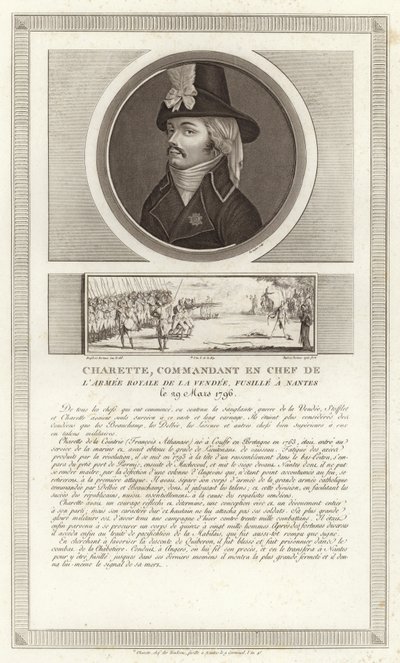 フランソワ・ド・シャレットの肖像 作： Jean Duplessi Bertaux