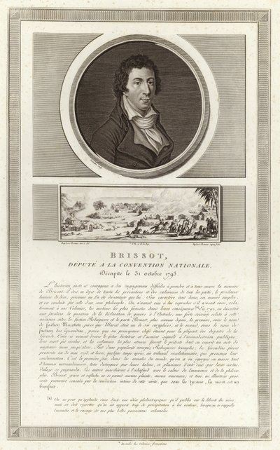 ジャック・ピエール・ブリソの肖像 作： Jean Duplessi Bertaux