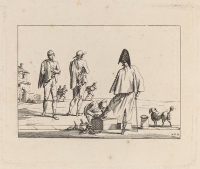 ブーツを磨く指揮官 作： Jean Duplessis Bertaux