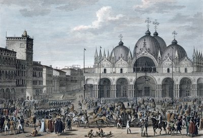 フランス人のヴェネツィア入国、フロレアル、年1797年5月5日 作： Jean Duplessis Bertaux