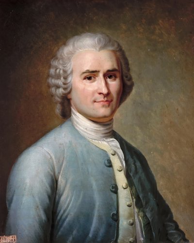 ジャン=ジャック・ルソーの肖像1712-1778 作： Jean Edouard Lacretelle