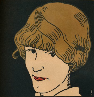 ヘアマスクDOr。、1912 作： Jean Emile Laboureur