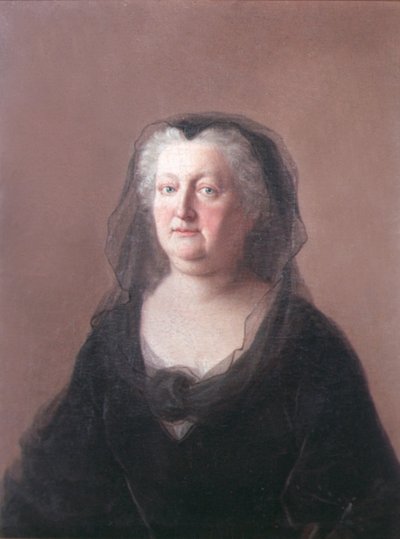 エリザベス・クリスティーヌブラウンシュヴァイク＝ヴォルフェンビュッテルドイツ皇后（1691-1750）妻、神聖ローマ皇帝チャールズ6世1685-1740）174344 作： Jean Étienne Liotard