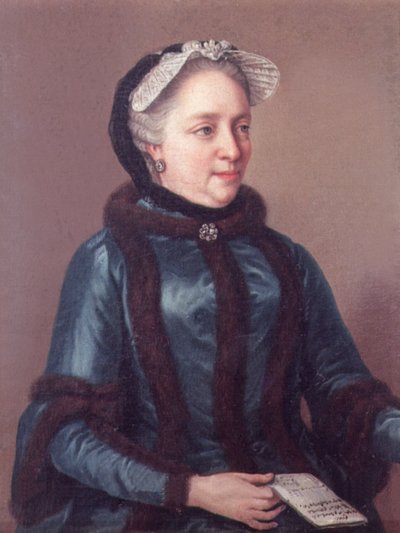 オーストリアの皇后マリアテレジア（1717-80）1762 作： Jean Étienne Liotard