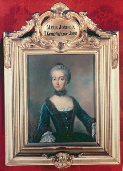 ジョセフ2世（1741-90）神聖ローマ皇帝のバイエルン州の2番目の妻のマリアジョセファ 作： Jean Étienne Liotard