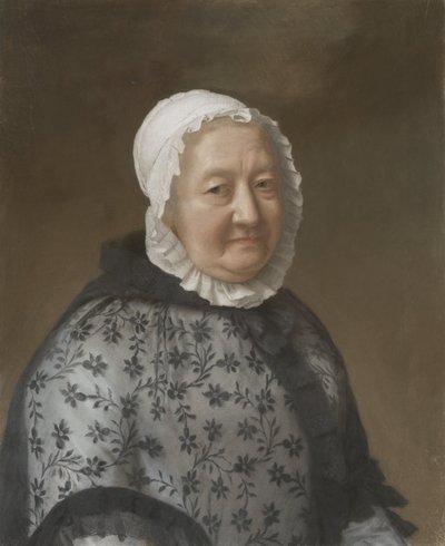 マリー・コンニャール＝バタイリー 「La dame aux dentelles」として知られる芸術家の妻の祖母であるマリー・コンニャール・バタイリの肖像 作： Jean Étienne Liotard