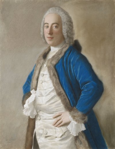 ジョセフ・バウアーの肖像 ジェノヴァの商人、ヨーゼフ・ブエルの肖像 作： Jean Étienne Liotard