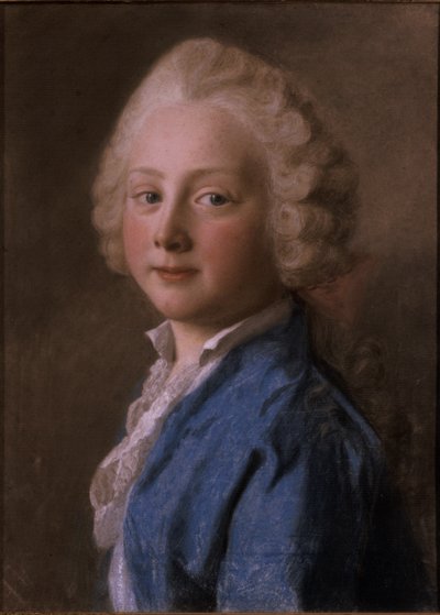 フリードリヒフォンザクセンゴータアルテンブルク王子の肖像、1746年（パステル） 作： Jean Étienne Liotard