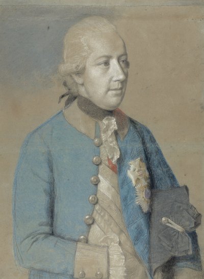 オーストリアのヨーゼフ 2 世 (1741-90) の肖像画 作： Jean Étienne Liotard