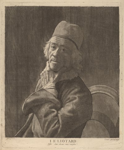 自画像 作： Jean Étienne Liotard