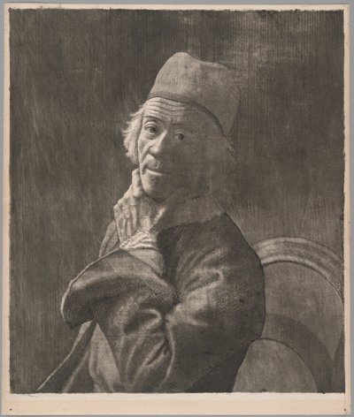 大きな自画像 作： Jean Étienne Liotard